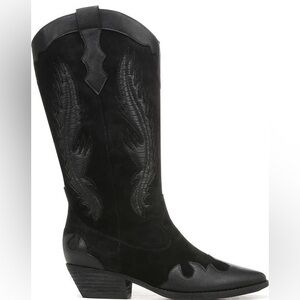 NEW MARLENA Cowgirl Boots – Black – Size 10M – Pointed Toe